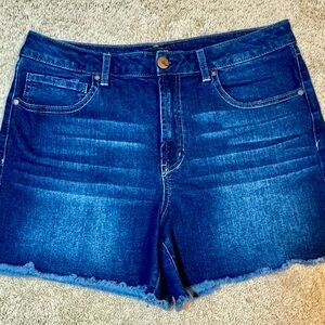 1822 Denim Dark Blue Jean Shorts